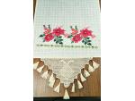 Kanaviçe Şemen Pembe  50 x100 cm %100 Pamuk